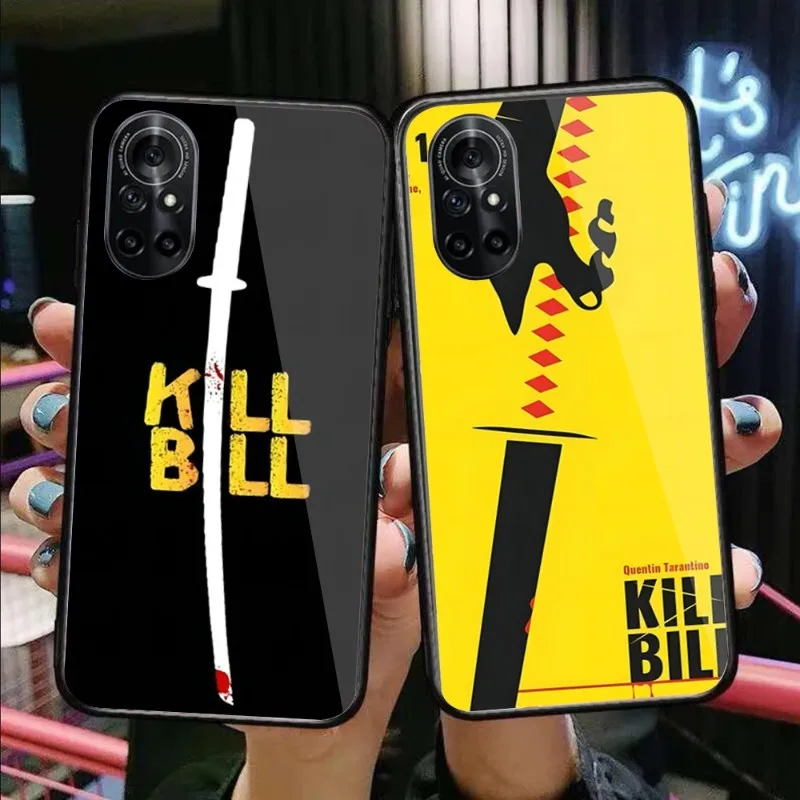 

Чехол для телефона из фильма «Убить Билла» для Huawei P50 P40 P30 P20 Pro Mate 40 30 20 Pro Nova 9 8 7 PC, стеклянный чехол для телефона