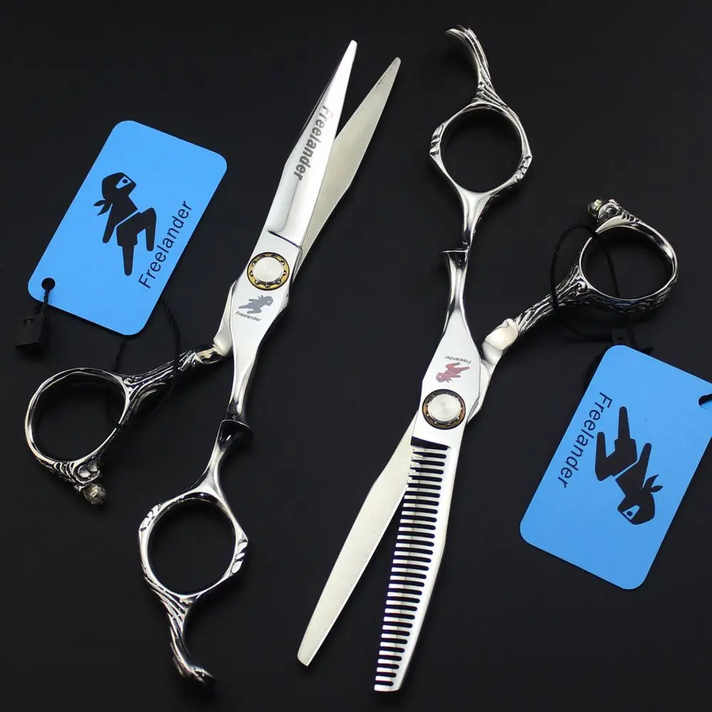 

Профессиональные 6-дюймовые ножницы для волос Freelander, парикмахерские инструменты, парикмахерские ножницы, ножницы для стрижки волос, ножницы для филировки