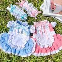dog clothes pet maid skirt dog dress cat skirt dog clothes pet bichon princess dress puppy girl skirt for small dogs cats