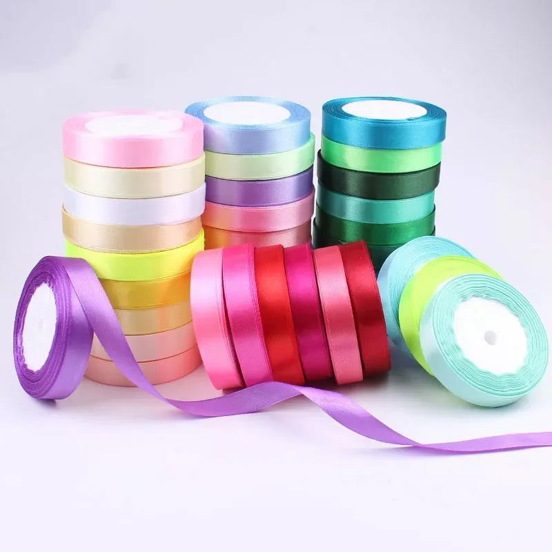 

6-50mm 22meters/Roll Grosgrain Satin Ribbons for Wedding Christmas Party Decoration Handmade DIY Bow Craft Ribbons Card gift