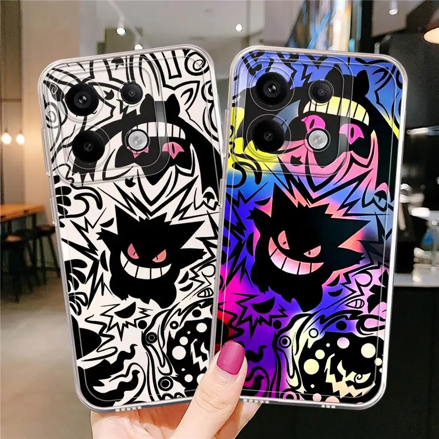 Чехол для телефона Pokemon G-Gengar Redmi Note 9 Pro 9S 10 12 13 4G 5G 10S 10Pro 10Lite 11 11S 11Pro 12Pro 13Pro 4G5G 13Pro+