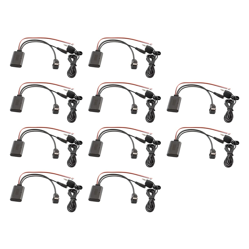 10X автомобильный Bluetooth 5 0 Aux кабель микрофон громкой связи мобильный телефон