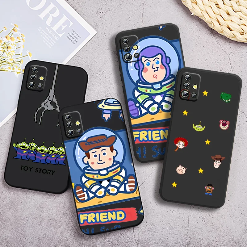 

Disney Toy Story Phone Case For Samsung Galaxy A90 A80 A70 S A60 A50S A30 S A40 S A2 A20E A20 S A10S A10 Black Funda Cover Soft