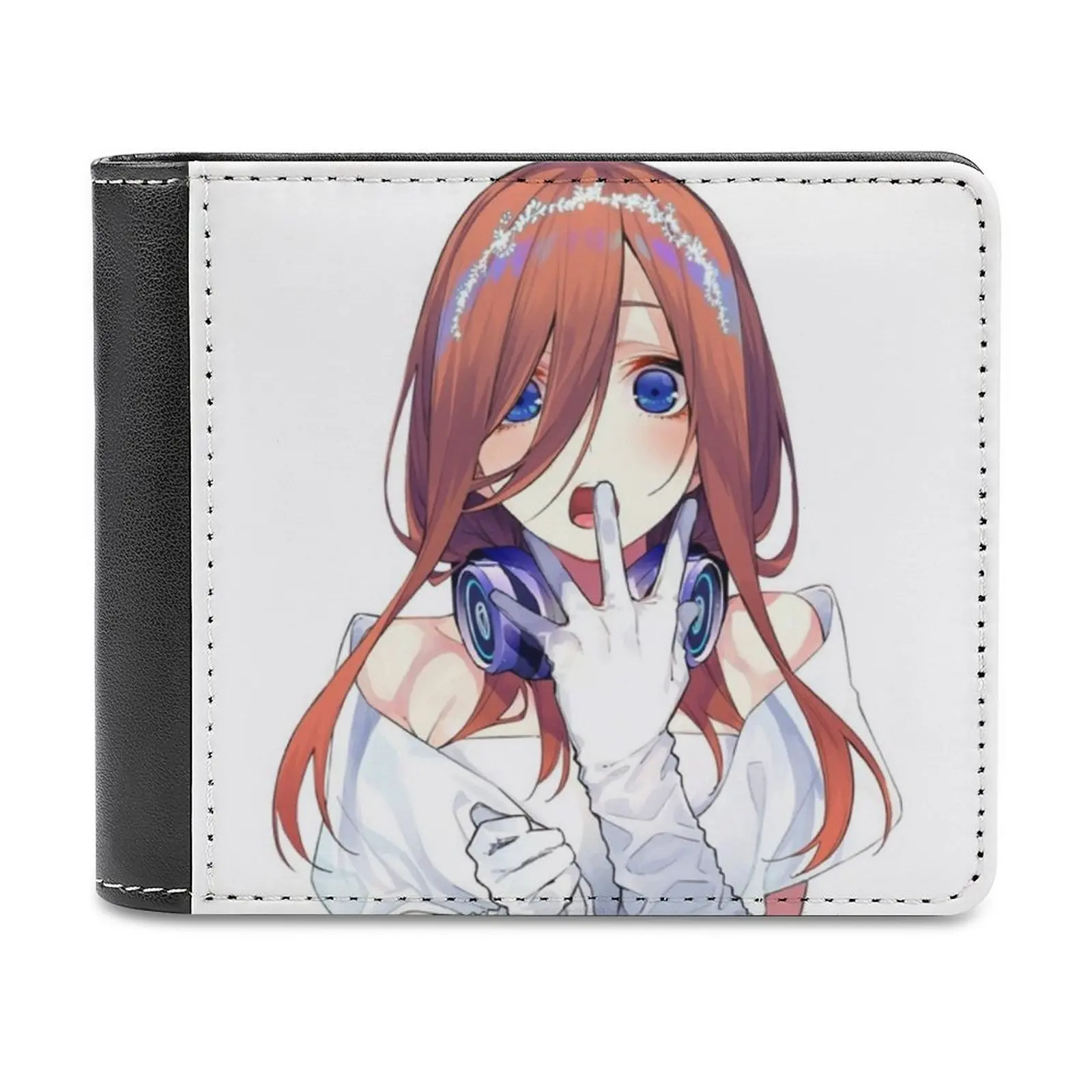 

Кожаный кошелек Miku Nakano, мужской тонкий кошелек, бумажники для денег, кошелек Miku Nakano Qq