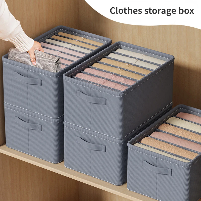 

Clothes organizer Pants Clothes jeans storage box Wardrobe Clothes organizer Underwear bra storage box Drawer compartment box