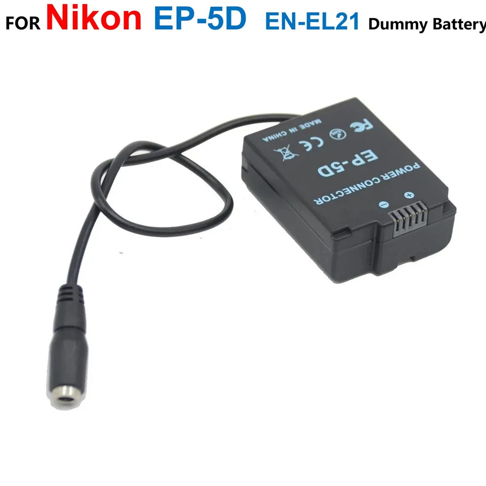 

EP-5D EP5D EP 5D DC Coupler EN-EL21 EN EL21 ENEL21 Fake Battery Camera Power Bank Adapter Charger Supply For Nikon 1 V2 1V2