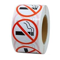 500pcswad danger sticker art paper funny no smoking warning decal wholesale superior quality