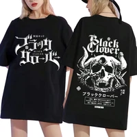 anime black clover graphics logo tshirt oversized mens womens t shirts fashion harajuku tees short sleeve hip hop streetwear