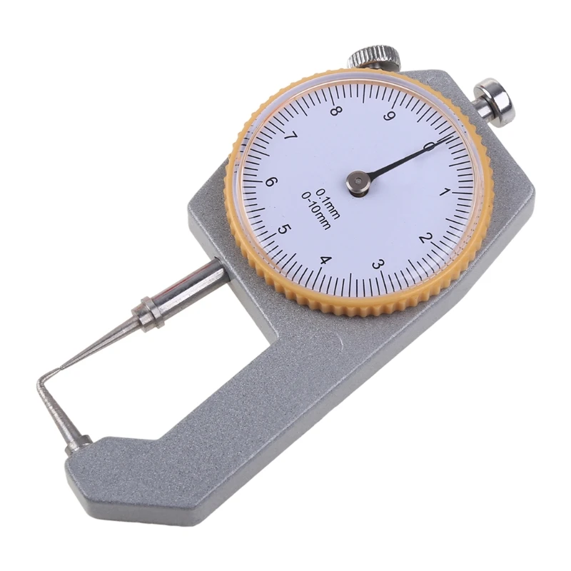 

Leather Craft Tool Thickness Gauge Tester Measuring 0-10mm Flat Sheet Prockets