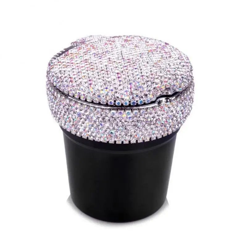 

Universal Cigarette Ashtray With Led Light Luminous Storage Cup Multifunctional Led Car Ashtray With Light Smoke Cup Holder
