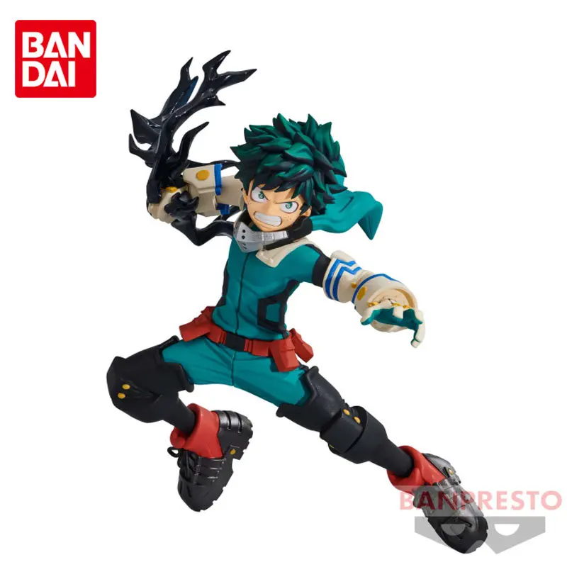 13CM Bandai Original BANPRESTO My Hero Academia Deku THE AMAZING HEROES PLUS Vol.2 Anime Action Figures Collection Doll Toys