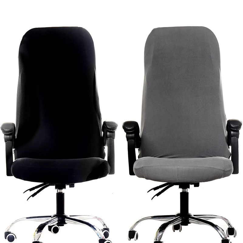 

Chair Cover Spandex Stretch Office Chair Cover Computer Seat Covers For Chairs With Backrest Elastic Seat Slipcover S/M/L Sizes