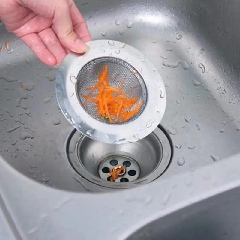 

Стальная сетка фильтр для резервуара для воды сетка для слива анти-заглушка сетка для ванны раковины фильтр для резервуара кухонный экран ...