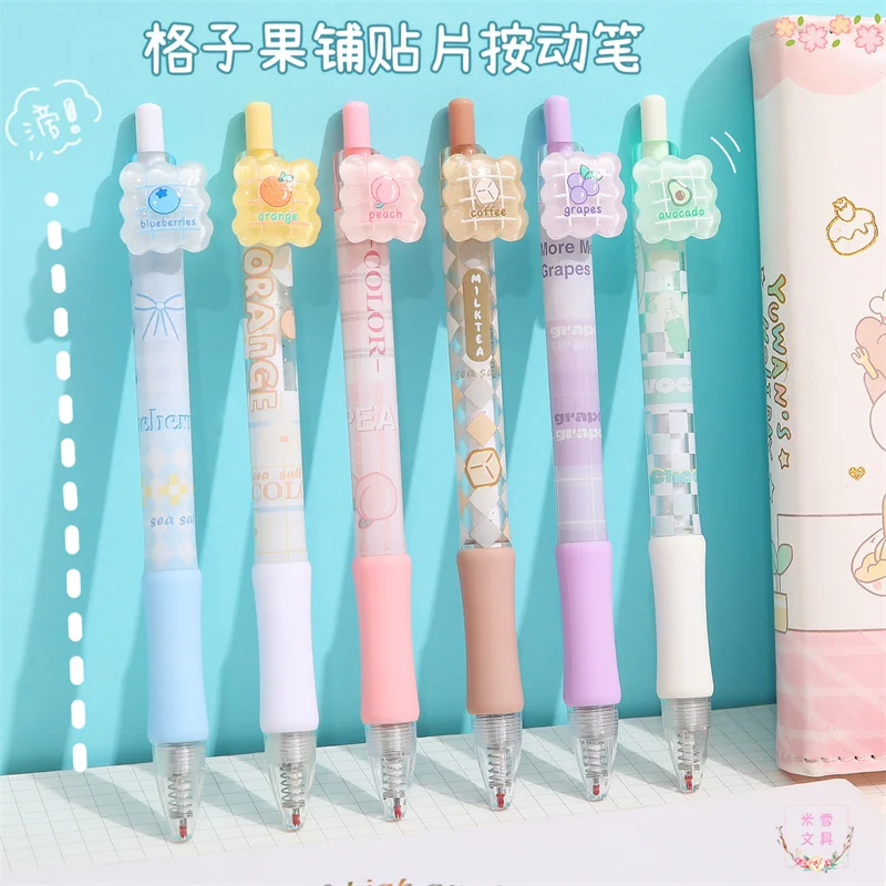 

10-36pcs Cute Signature Pens Press Pen Stationery Store Boxed Students Study Stationery Wholesale Promotional Gift Stationery