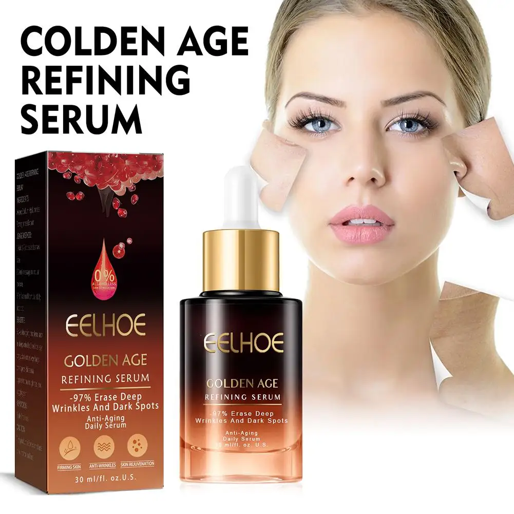 

30ml Golden Age Refining Serum Essence Lighten Fine Dark Anti-wrinkle Moisturizing Skin Lines Circles Firming Essence Hydra R5j7