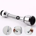 Аэратор для кухонного смесителя с поворотом на 360 градусов, регулируемый двухрежимный распылитель, фильтр, диффузор, водосберегающий распылитель на кран разъем