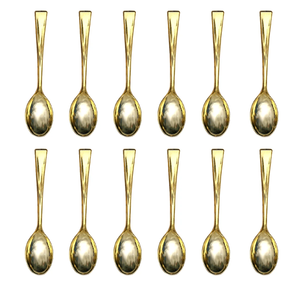 

Spoons Spoon Mini Gold Ice Cream Dessert Set Yogurt Desserts Tasting Taster Scoop Pudding Appetizer Cake Party Cucharas