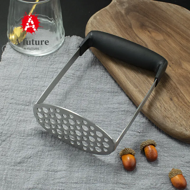 

Stainless Steel Potato Press Manual Masher Vegetable and Fruit Juice Press Baby Supplement Potato Masher Press Kitchen Utensils