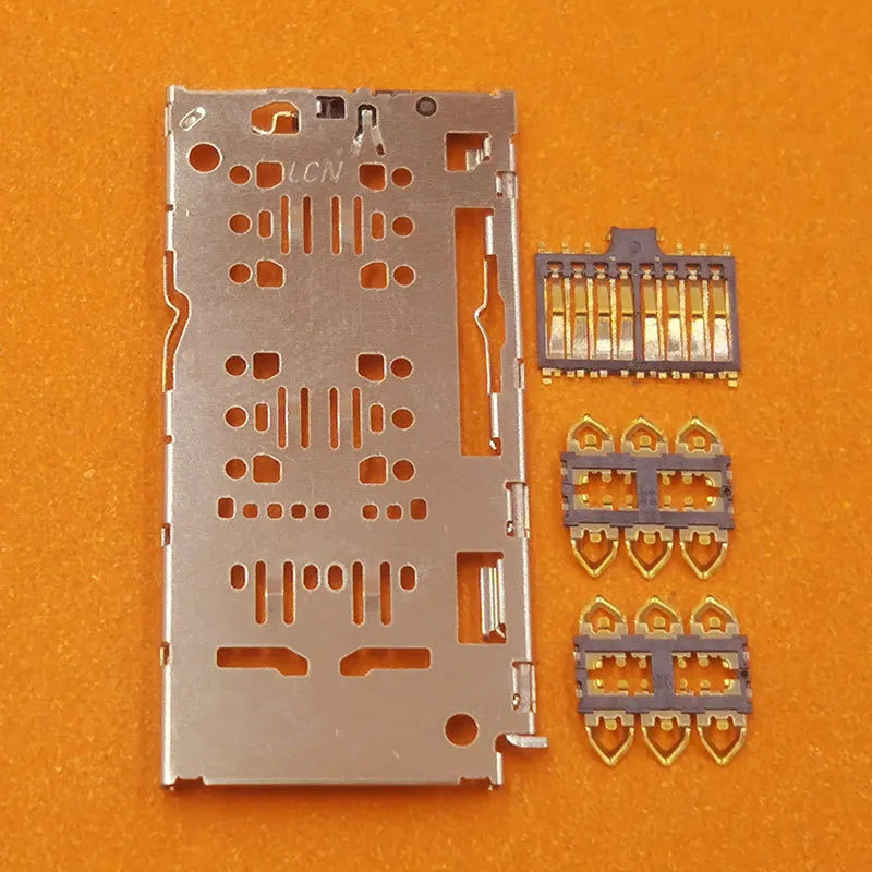 2 набора, разъем для считывания SIM-карт для Samsung Galaxy A40S A407 A30S A307 A50S A507 A70S A707 A20S A207 A207F