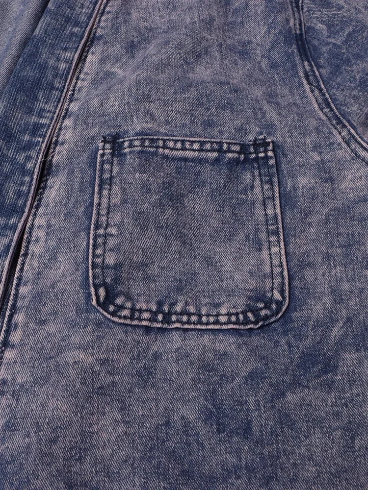 Женское джинсовое платье с перьями v-образным вырезом и длинными рукавами смесь