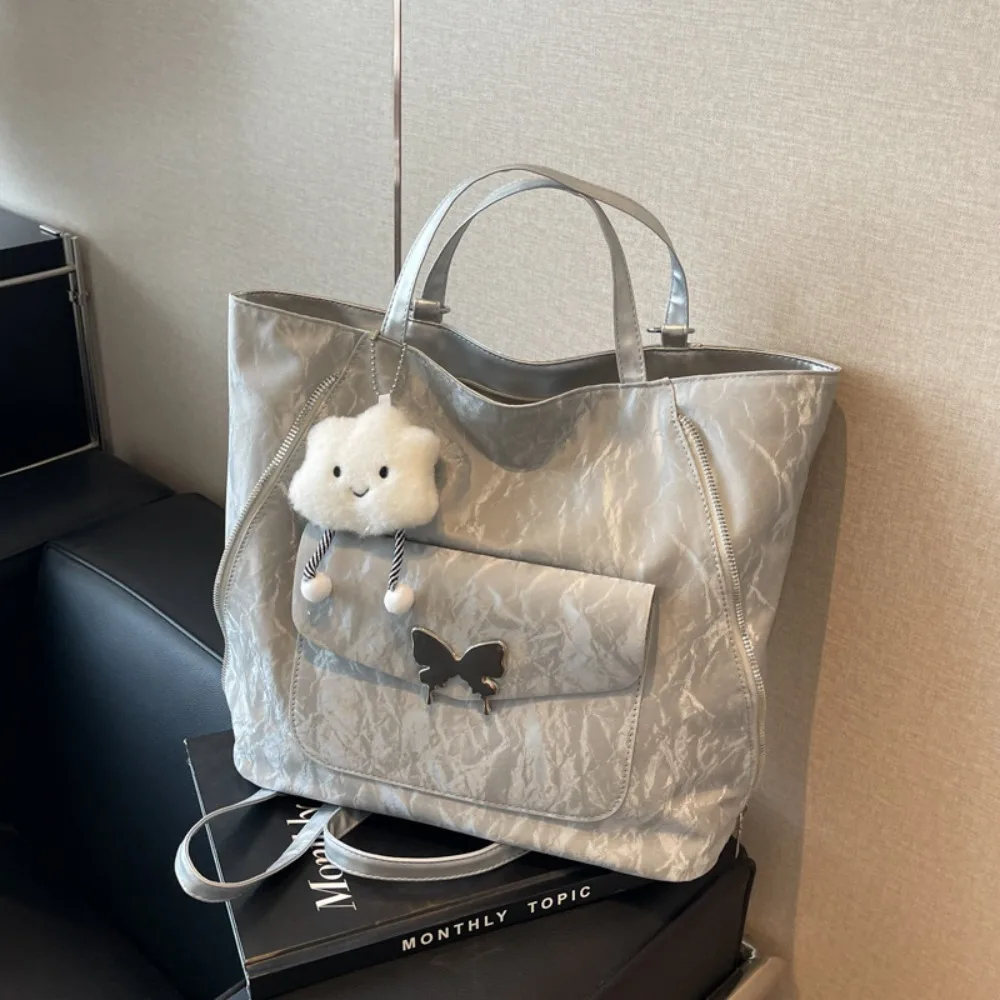 Большой вместительный рюкзак-тоут с бабочкой в корейском стиле сумка через плечо