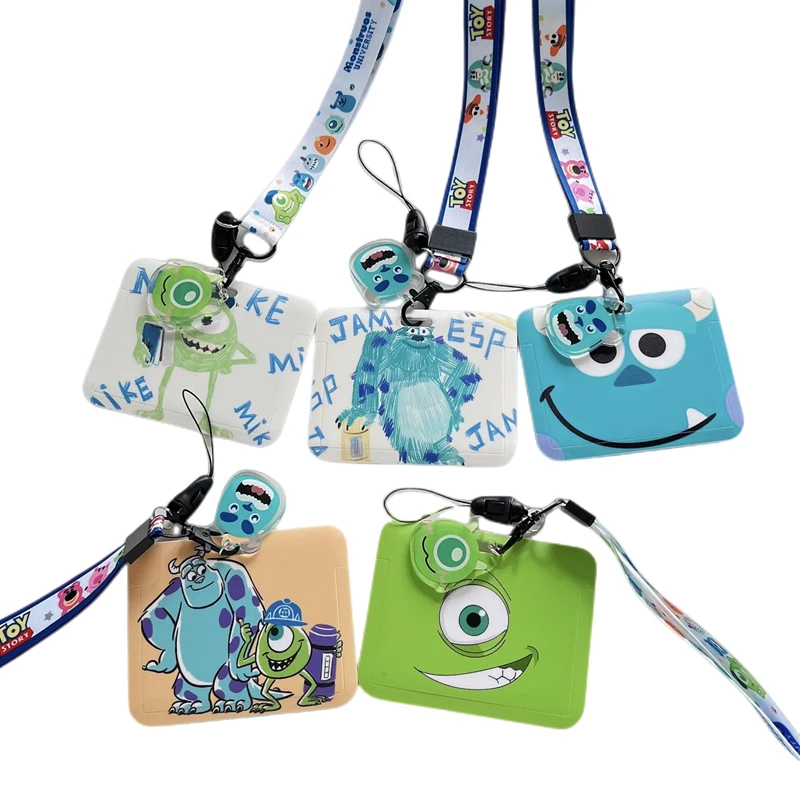 

Disney Monsters University Sullivan Lanyard держатель для карт Студенческая карта для приема еды в метро