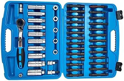 

Wrench Set 47PCS Shock Absorber Strut Nut Removal Tool Socket Set Pass Through Socket Set High Hardness Shock Absorber Socket Wr