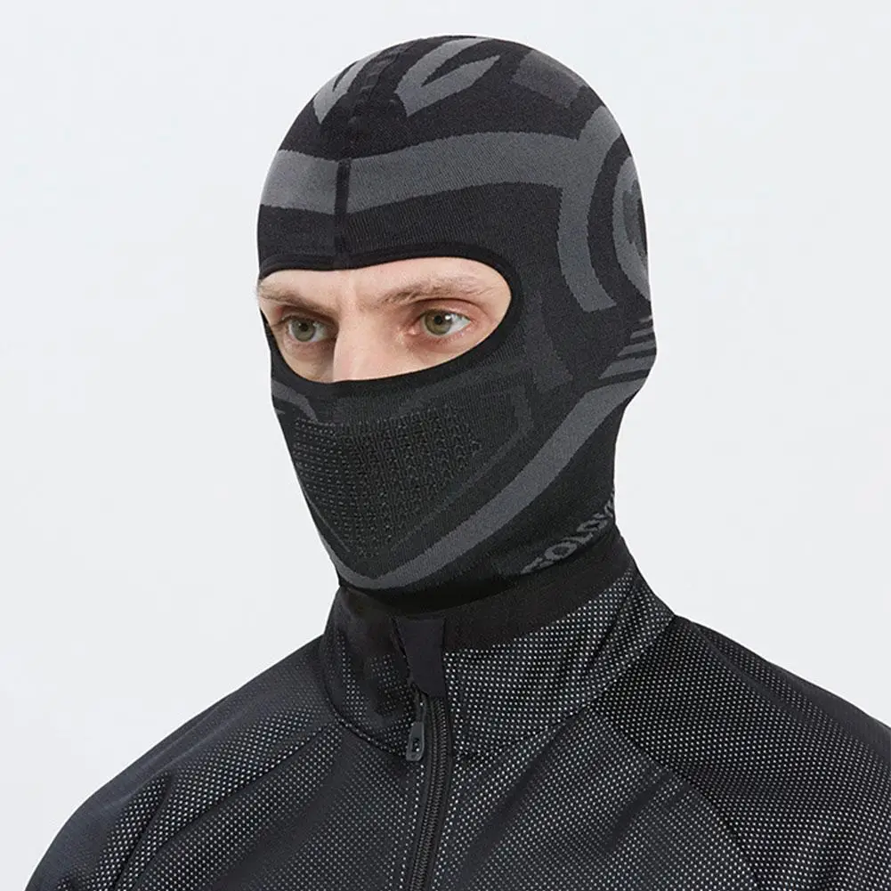 

Winter Motorcycle Keep Warm Thermal Knitting Balaclava Men Racing Face Riding Biker Women Motorbike Ski Windproof F2q4