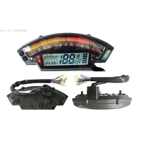 motorcycle 15000rpm rev counter for 1 2 4 cylinders engine 199kmh speedometer lcd digital dashboard odometer 6 gear universal
