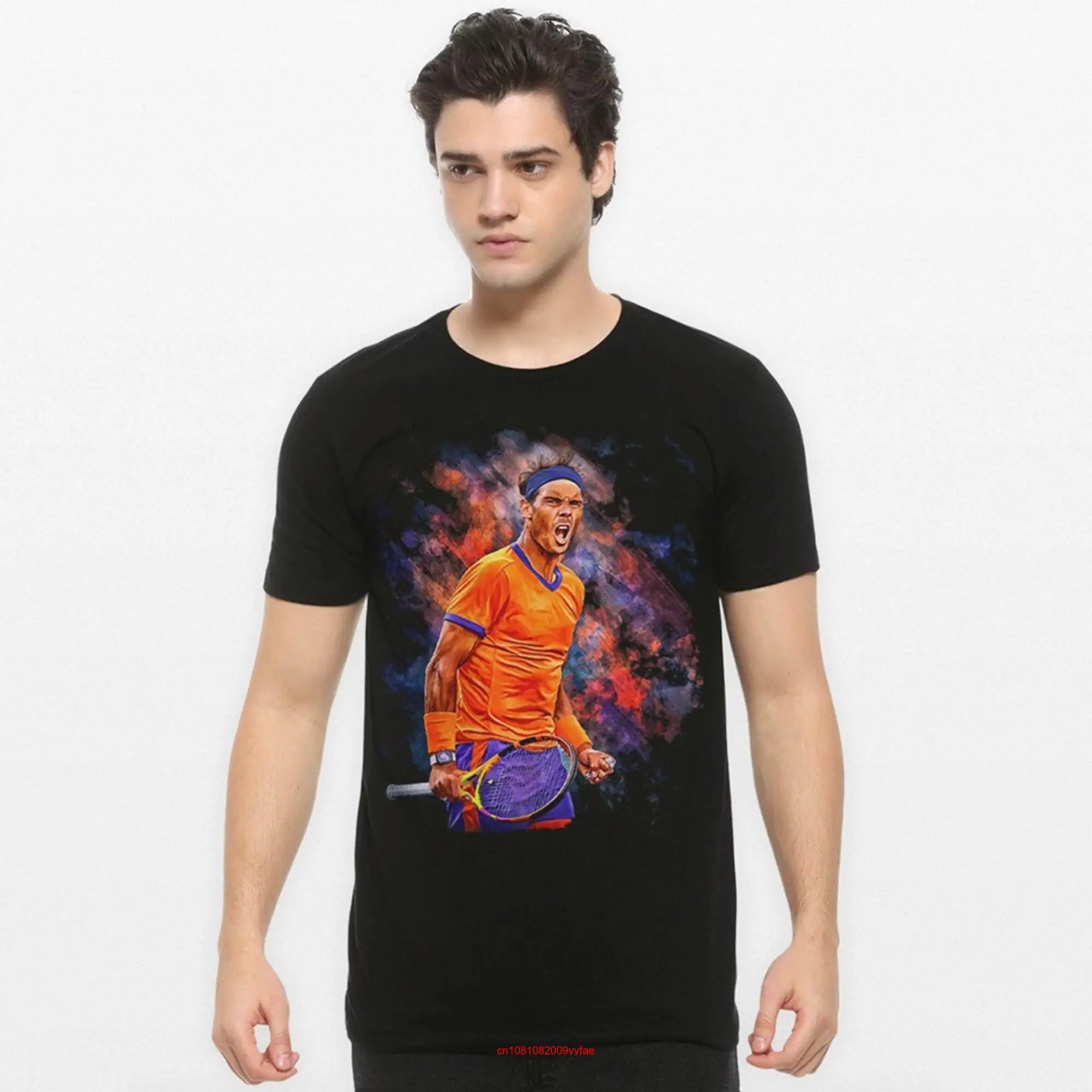 Футболка теннисная Rafael Надаль 100 хлопок Размеры SPT 02994 длинные или Короткие рукава