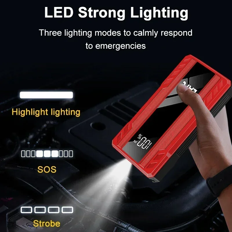 EAFC 1000A Автомобильный стартер Power Портативный PowerBank 12VAuto Аварийный запуск Батарея
