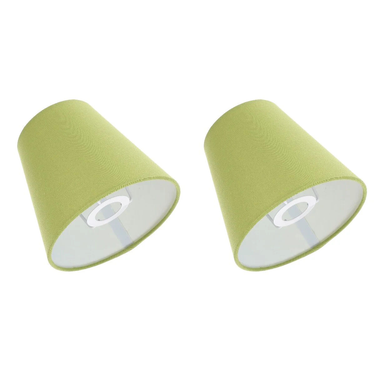 

2pcs Small Lampshade E14 Socket Retro Style Lamp Shade Cloth Rustic Table Lamps