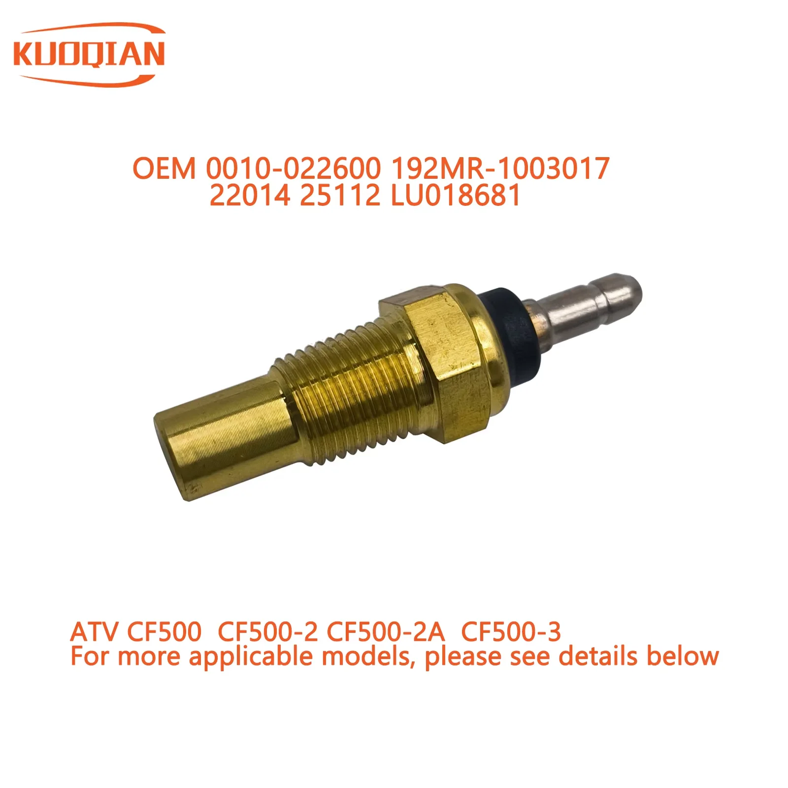 

CF 500 датчик температуры воды двигателя 10 мм 1,2 K Ом Температура LU018681 quad ATV UTV запчасти