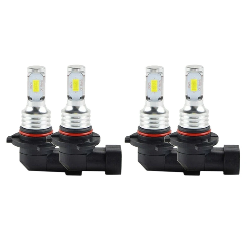 2 пары 9005 9006 Combo светодиодный набор фар дальнего и ближнего света Лампа 6000K 800W 8000LM