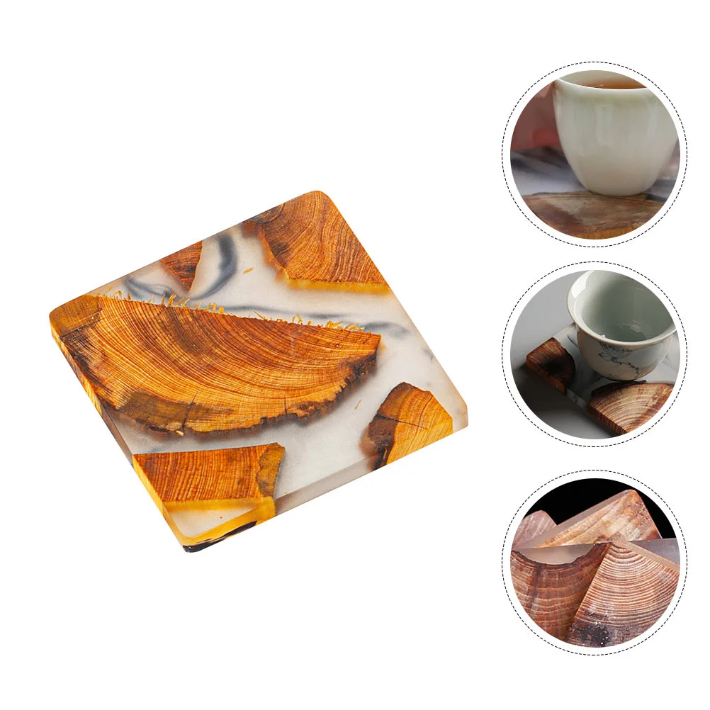 

1Pc Teacup Mat Resin Coaster Chic Table Decoration