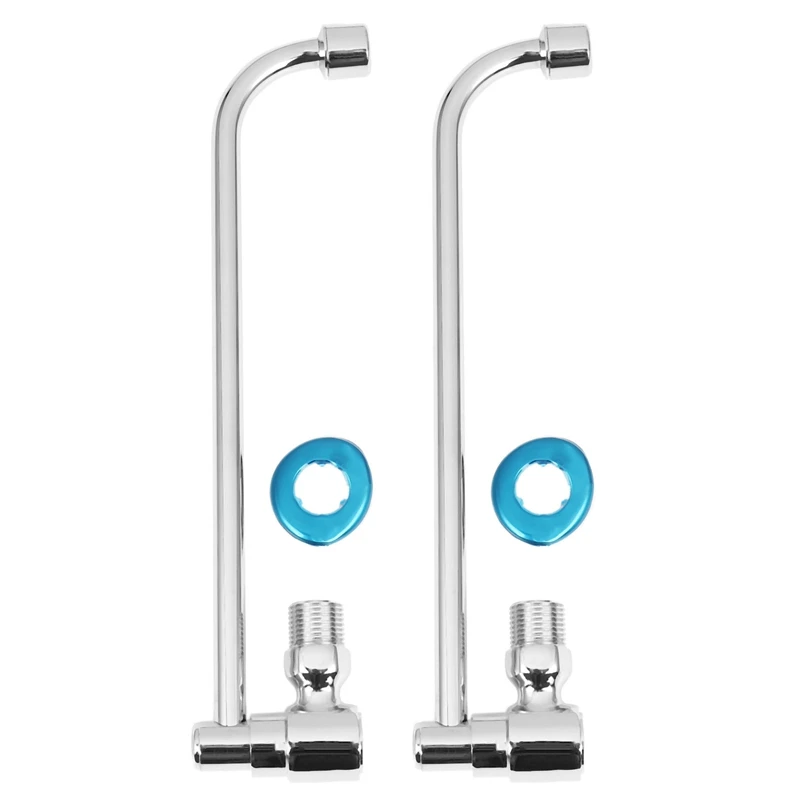 

2X Pot Filler Kitchen Sink Faucet Wok Faucet Wall Mounted Pot Filler Faucet (300Mm)