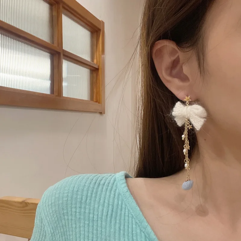 Серебряные серьги ручной работы в виде иглы S925 | Украшения и аксессуары