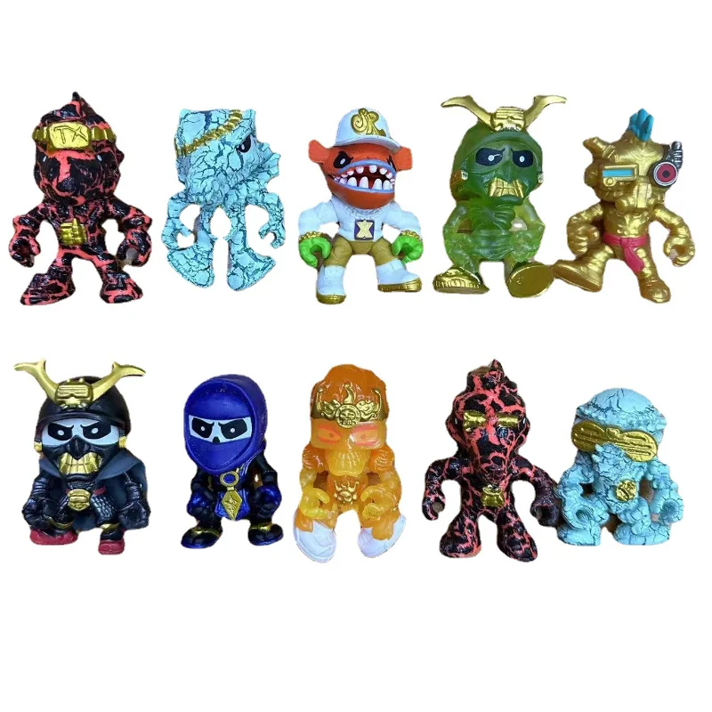 5 шт. фигурки Treasure X Alien Monster Gold Ultimate Skeleton