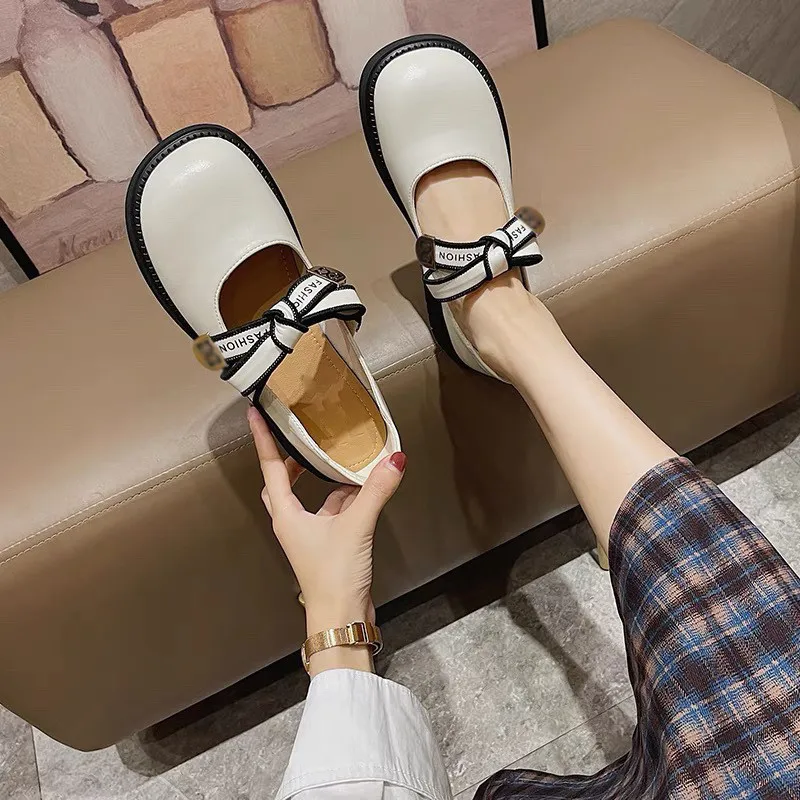 

Обувь Lolita для женщин, японские Туфли Мэри Джейн, женские винтажные туфли для девушек и студентов, униформа JK, туфли на платформе и высоком ка...