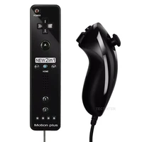 new 2 in 1 wireless controle remote controller for nintendo with motion plus bluetooth remote for nintend gamepad