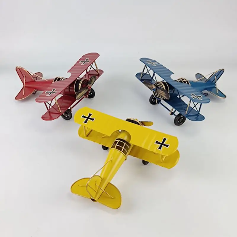 

Fashion Creative Home Vintage Handmade Aircraft Model Ornaments