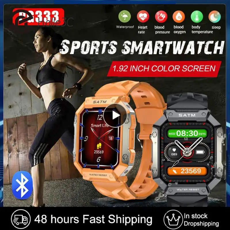 

Full Touch Screen Smart Bracelet 1.92 Inch Call Sport Watch Waterproof Heart Rate Blood Pressure Fitness Watch