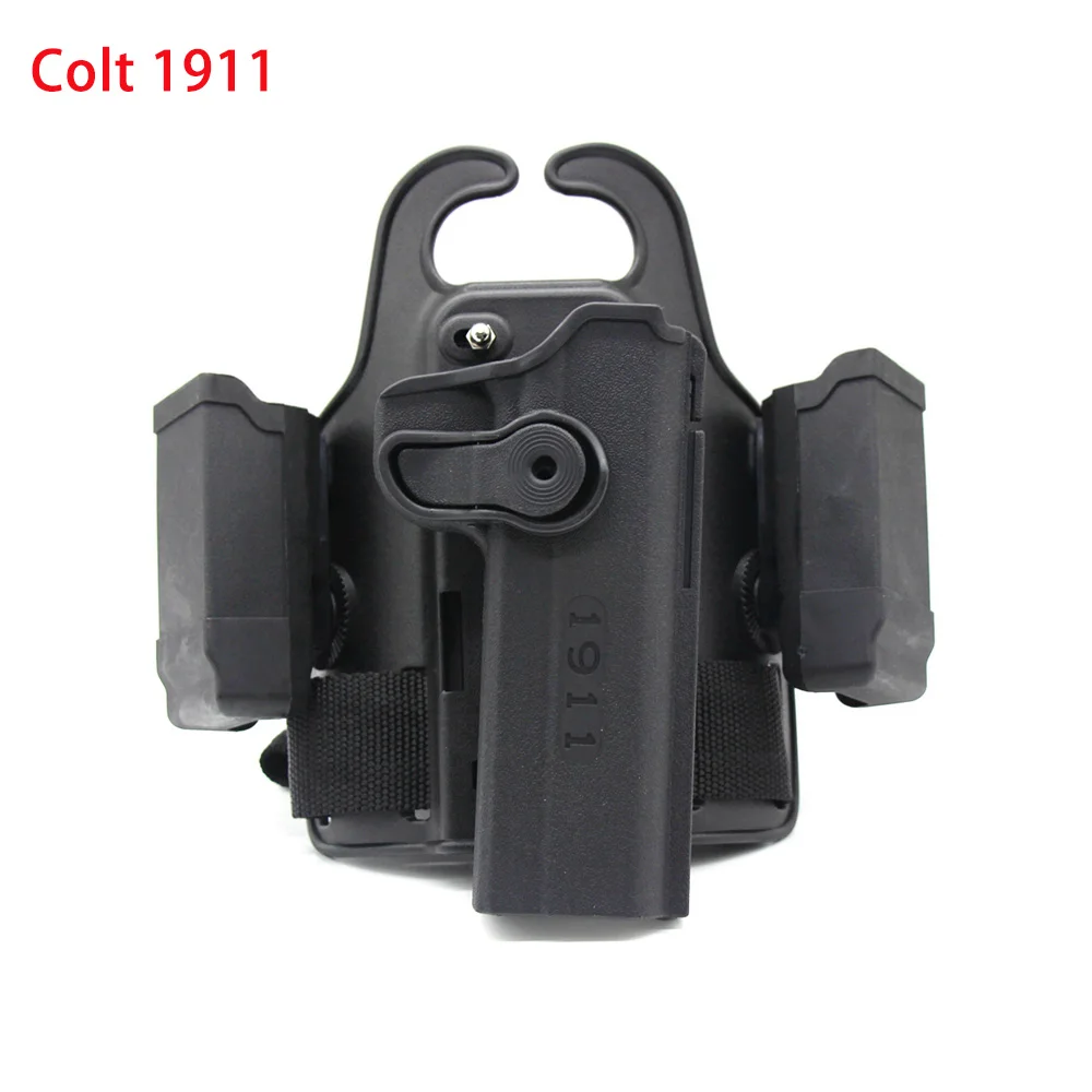 Тактическая кобура Glock 17 Beretta M9 Colt 1911 двойная сумка для магазина 9 мм одинарная