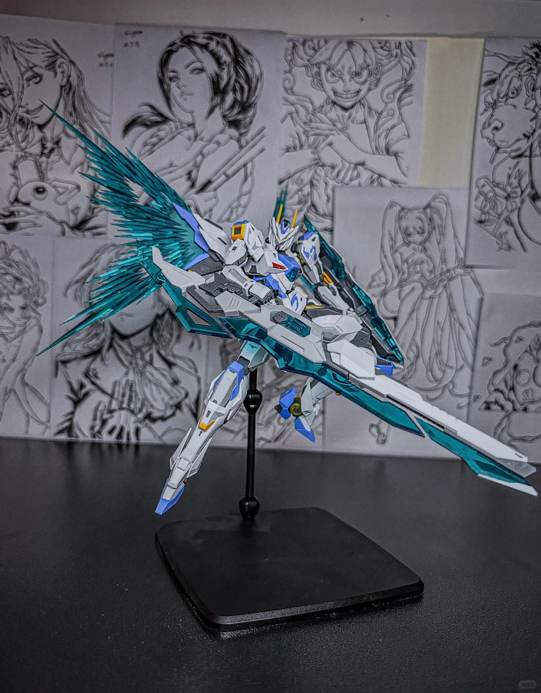 Оригинальный комплект модели сборки Gods Guardian Gawain 1/144 Snna sc-003 Knights Of The Round Table Series Mech