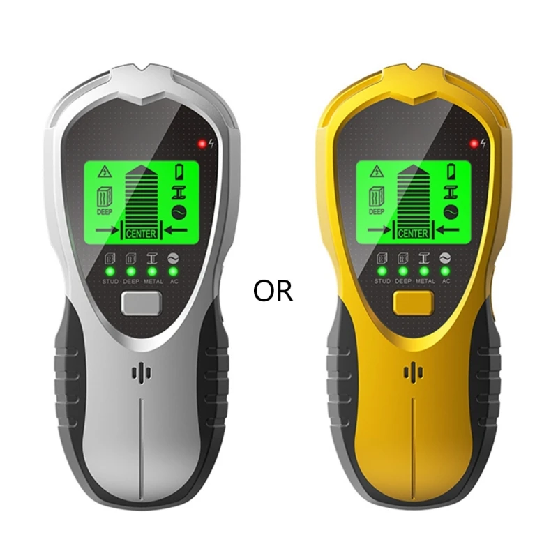 

4 in 1 Stud Finder with LCD-Screen Audio-Alarm for AC-Wire Metal Studs Detection