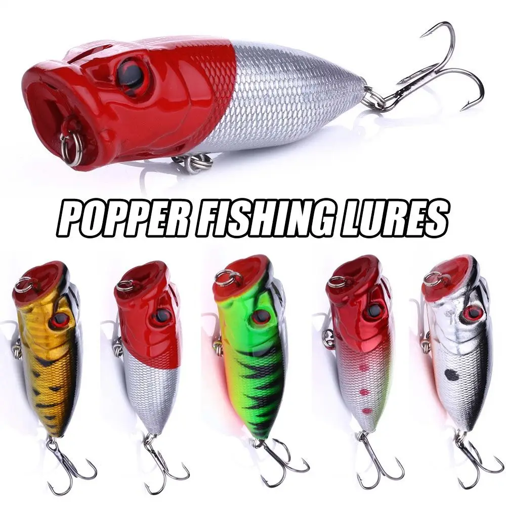 

NEW Popper lure 6.5CM/13G Unpainted Fishing Lures Wobblers Trolling Top Water Bass Bait Artificial Balance Weight Baits Hook