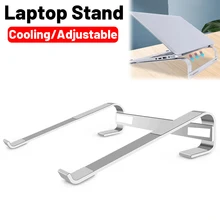 Adjustable Aluminum Laptop Stand Portable Notebook Support Holder for Macbook Pro Computer Riser Stand Cooling Bracket New