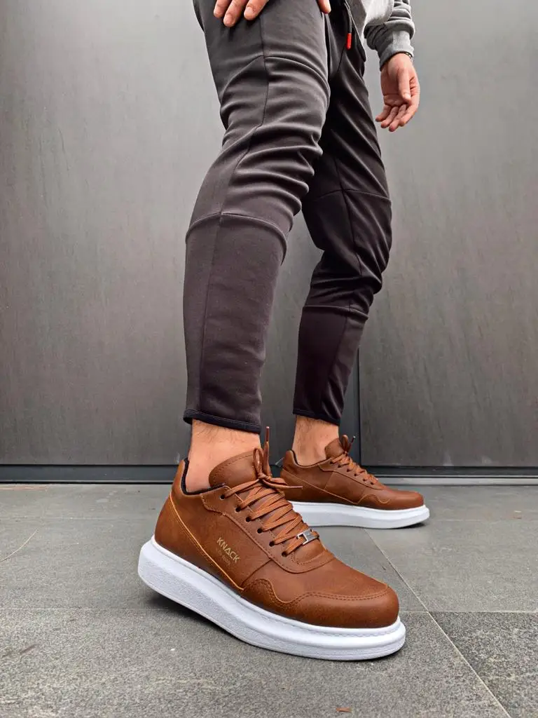 

KNACK Tan Daily Shoes Van for Men 040 Artificial Leather Rubber Lace-up Fall & Spring Casual Comfortable Outdoor Footwear Timberland Polo Fast and Free Shipping High Quality Fabric New Season Fashion Trendy 2021