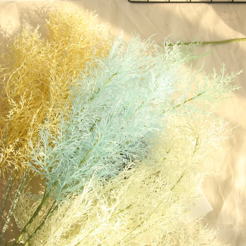 

Artificial Plant Plastic Grass Artificial Flower For Home Part Wedding Decoration