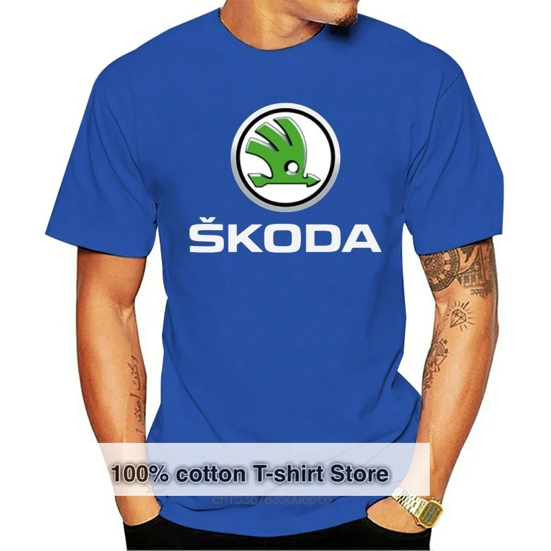 

Skoda Skull Mans US shirt-размер от S до 5XL